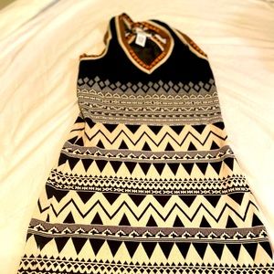 TRIBAL PRINT DRESS
